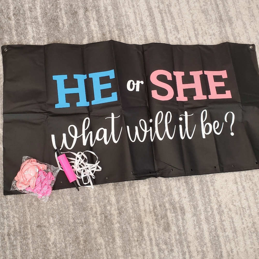 Gender Reveal Balloon Drop Bag